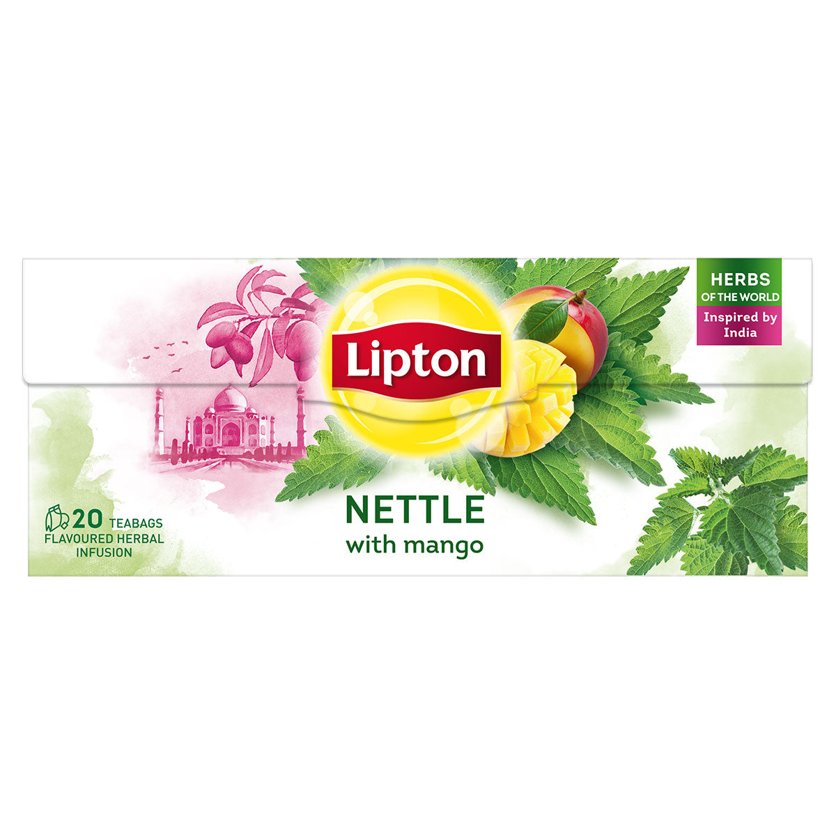 LIPTON Mango si Urzica, ceai, verde, 20 pliculete [ps:1649f31d-d951-4fe0-91d1-9cb1333aa714]