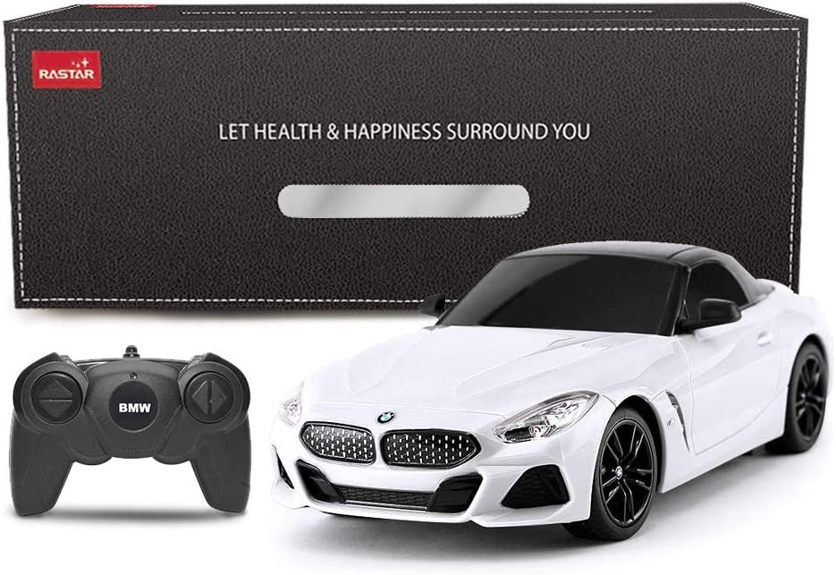 MASINA CU TELECOMANDA BMW Z4 ALBA SCARA 1 LA 24 Rastar - Alb [ps:725a7ff6-13e4-4e06-97b4-21344b286edb]