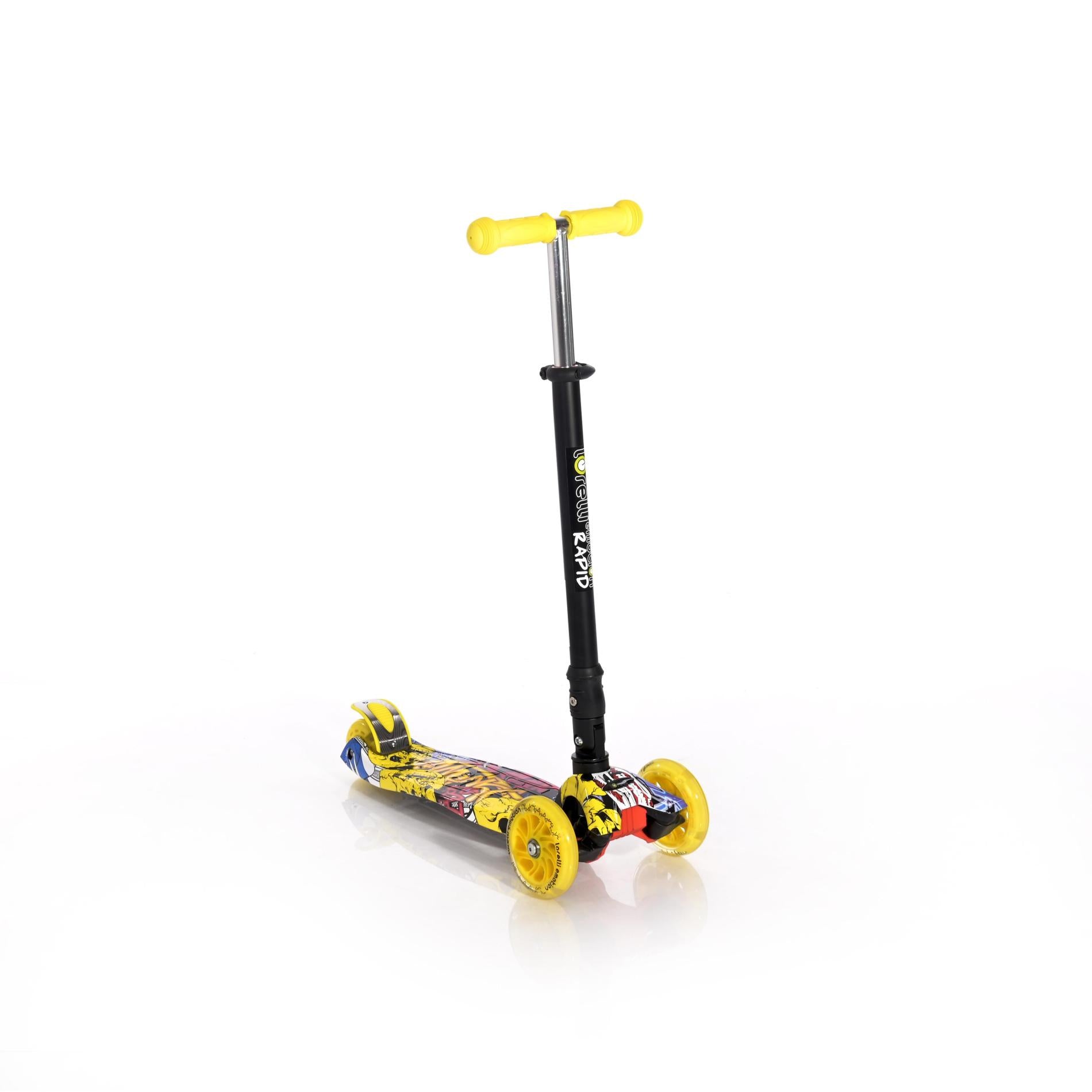Trotineta pentru copii, 5 Ani+, 4 roti cu leduri, Rapid [ps:04af6433-dee4-47fa-80ec-5abbbf538d15]