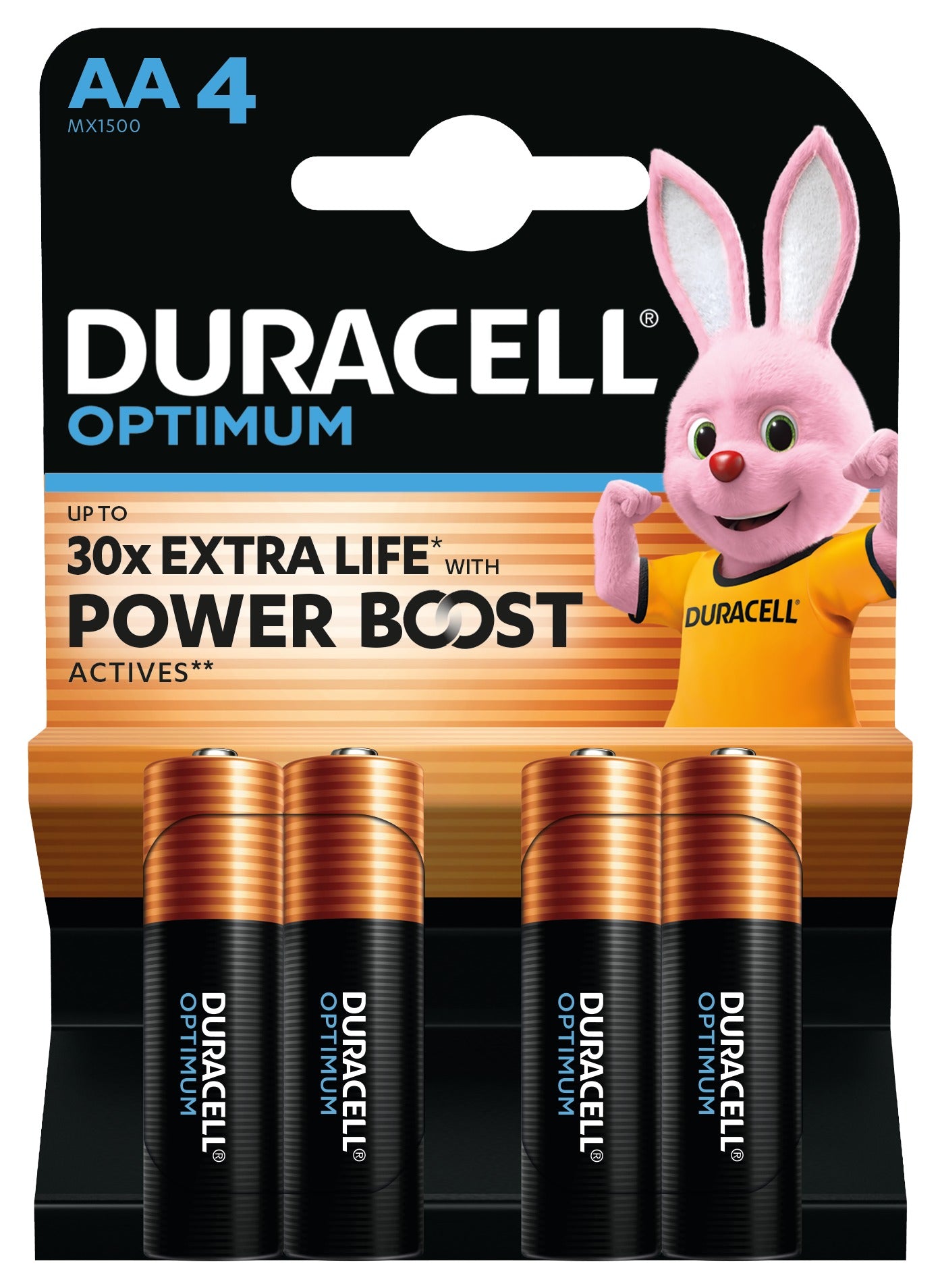 DURACELL Optimum AA, baterii, 4 buc [ps:16bad27b-06e0-459d-ac6b-780d6eb34ec5]