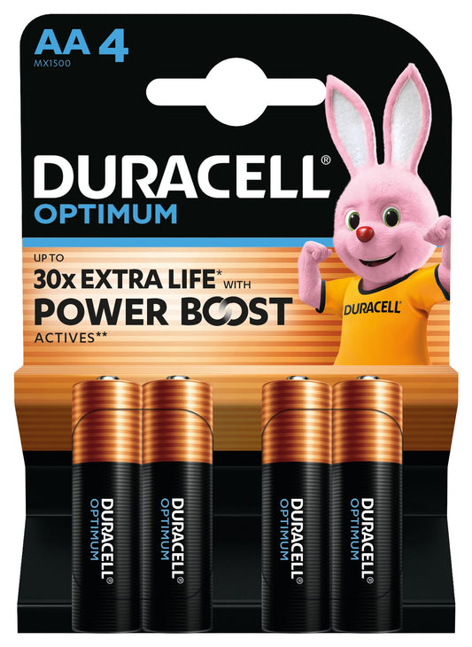 DURACELL Optimum AA, baterii, 4 buc [ps:16bad27b-06e0-459d-ac6b-780d6eb34ec5]
