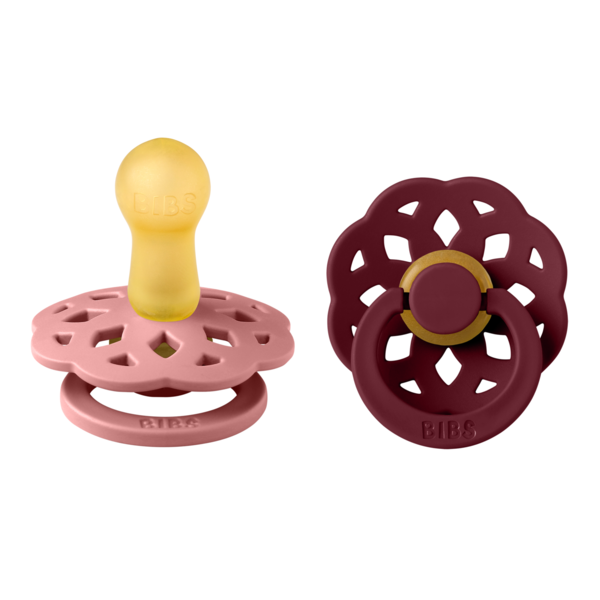 Set 2 Suzete BIBS Boheme Latex, 0 luni, Mauve/Violet Sky - Dusty Pink/Elderberry [ps:a528f7c3-2950-40da-b56f-c5a2c13e3f40]