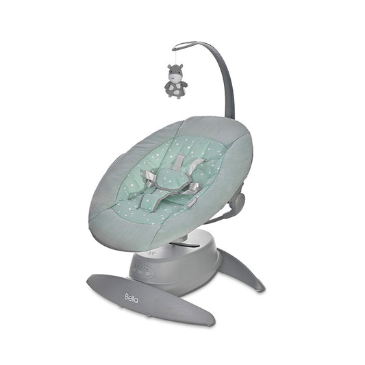 Leagăn Electric Rotativ Lorelli Bella, Grey Trees - Frosty Green Stars [ps:b889f226-2c45-4bd0-9d7e-45aa67e376b6]