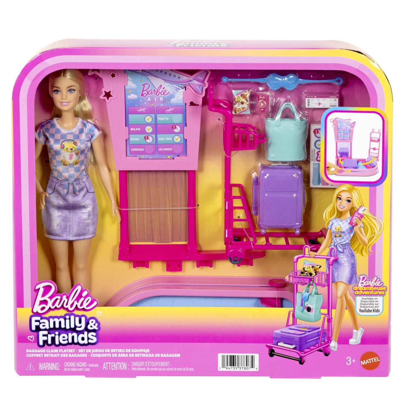 BARBIE FAMILY AND FRIENDS SET BAGAJE LA AEROPORT Mattel - Default Title [ps:b17450ba-30e8-4005-85b8-a370e5daade6]