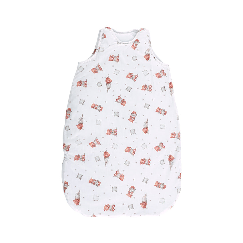 Sac Dormit Vară Lorelli Giraffe White, 85cm, Bumbac - Bears & Pillows Beige [ps:513fdc7c-e199-4bc9-b9d0-e52fa80ebfdf]