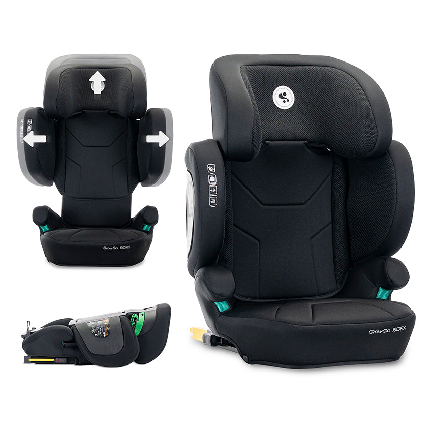 Scaun Auto Lorelli Growgo Isofix, 100-150 cm, Black - Black [ps:6b659111-8a8b-44d7-8c59-fb6bbe92394f]