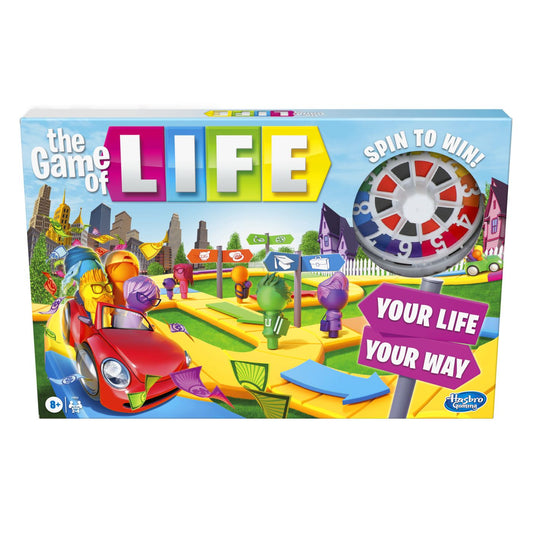 JOC GAME OF LIFE CLASIC IN LIMBA ROMANA Hasbro - Engleza [ps:ca45ef76-ae55-4ee7-b59d-e621167eaaf9]
