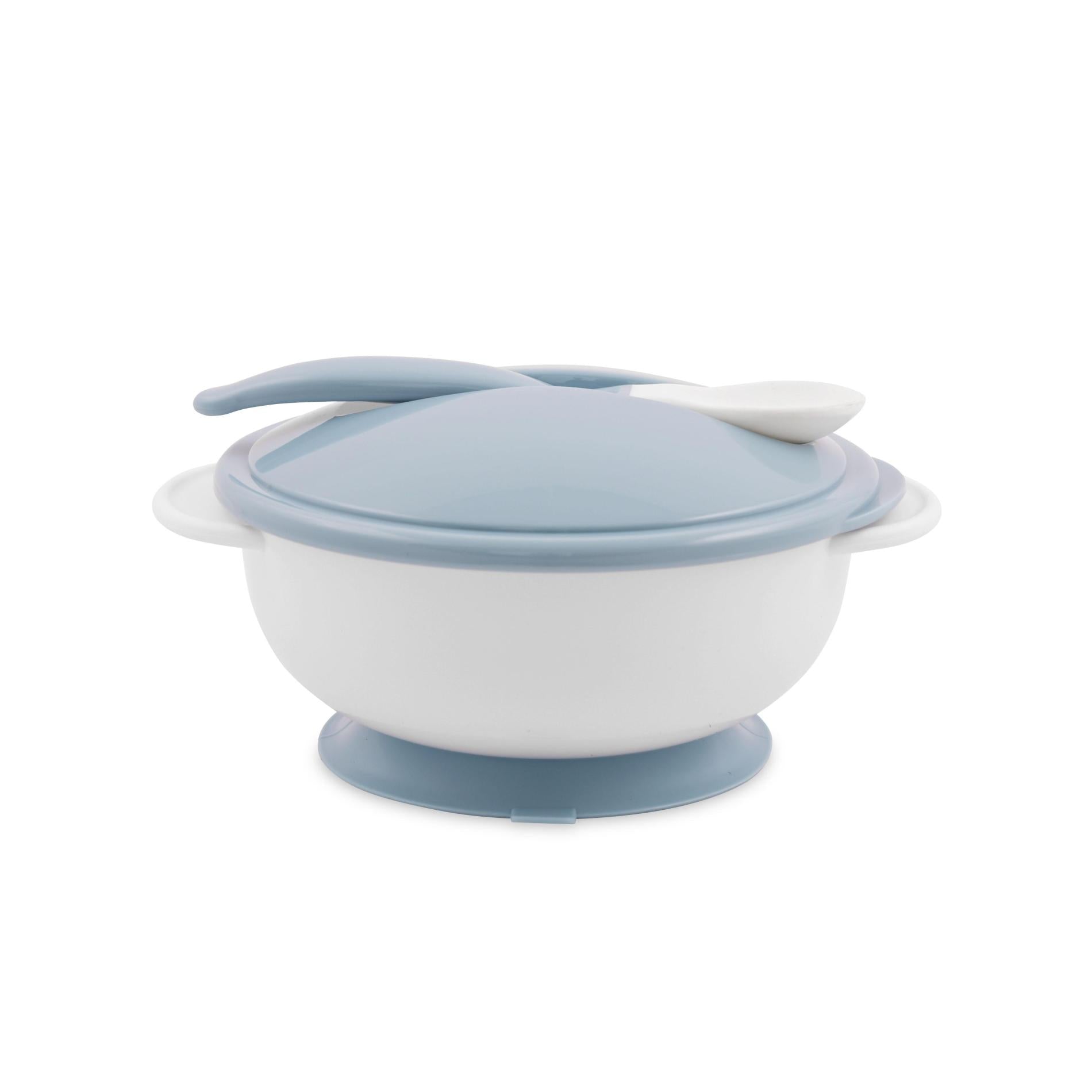 Set Castron cu Ventuza, Capac și Linguriță Lorelli - Blue - albastru luna [ps:c62363c4-2557-4897-8924-e9b495822c25]