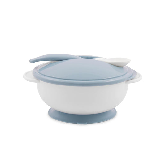 Set Castron cu Ventuza, Capac și Linguriță Lorelli - Blue - albastru luna [ps:c62363c4-2557-4897-8924-e9b495822c25]