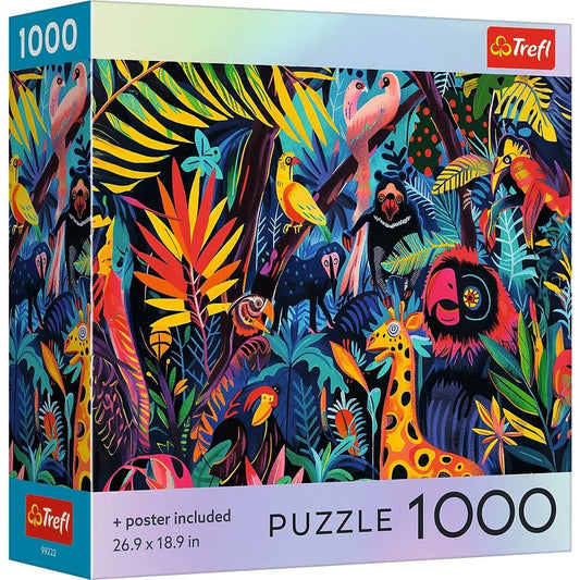 Puzzle Trefl 1000 piese - Sua în Junglă cu Poster - Default Title [ps:9989a464-2e9e-40e8-b2c8-8165fe4bbc7a]