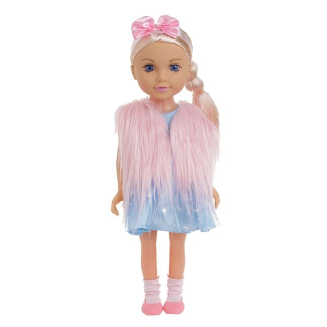 Papusa Fashion Girl cu Vesta Roz Jumbo - 45cm - Default Title [ps:bf00e5d7-2468-4df3-9147-759d1a654a1e]