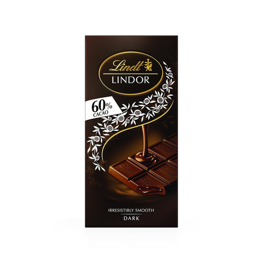 LINDT Lindor Irresistibly Smooth, tableta de ciocolata, neagra, 60% cacao, 100 g [ps:070e34ef-aec0-4d0d-9d20-050caabef328]