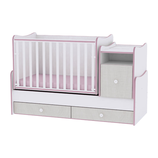 Mobilier Trend Plus Lorelli, White Milky Green - Alb/Roz [ps:9e3912af-d2c6-4891-89fb-86e76d785e0f]