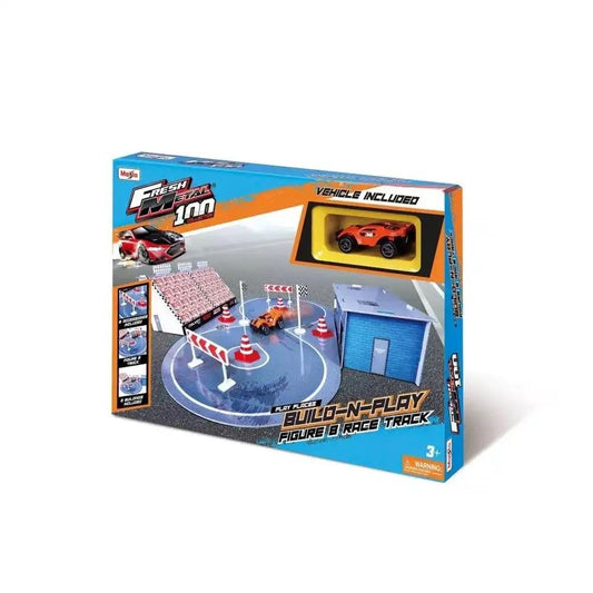 Set Pista de Curse Maisto Fresh Metal 100 cu Mașină - Default Title [ps:0e8e6897-ea62-48b1-83fa-6b85656e9191]
