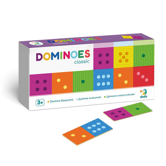 Domino Clasic 28 Piese Dodo Toys - Joc pentru Copii - Default Title [ps:69ed9031-ab7c-4e7a-9648-80405658383a]