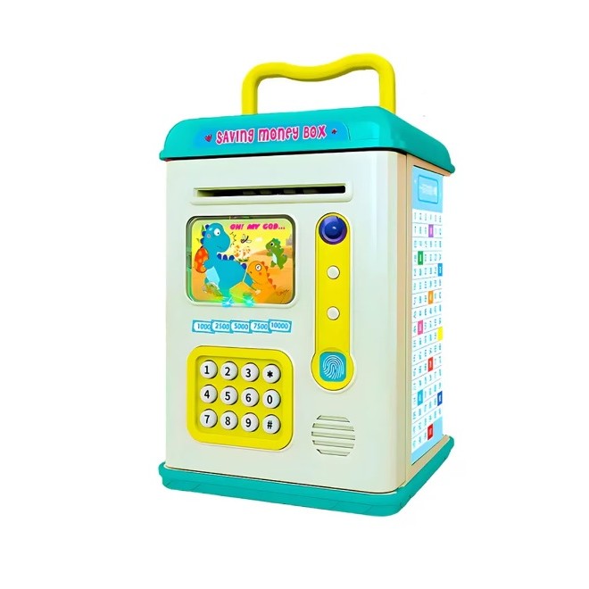 la Pusculiță ATM Flippy cu Amprentă, Roz | infant.ro - Albastru [ps:5b36f10d-582c-484b-a97b-21ae13a80e9f]