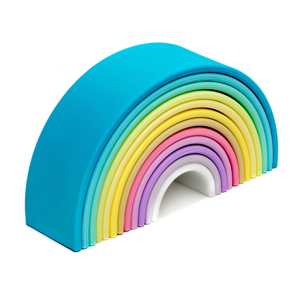Rainbow Joc Montessori Stivuire 12 piese Dena Toys - Default Title [ps:5d96261e-f93c-4269-ba5c-a2e932f3599b]