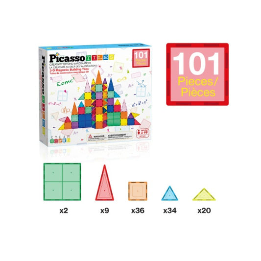 PICASSO TILES Magenetic, set de constructie, 101 piese [ps:7f561ebd-1c7b-4a61-88c8-2ba4f8b9faf5]