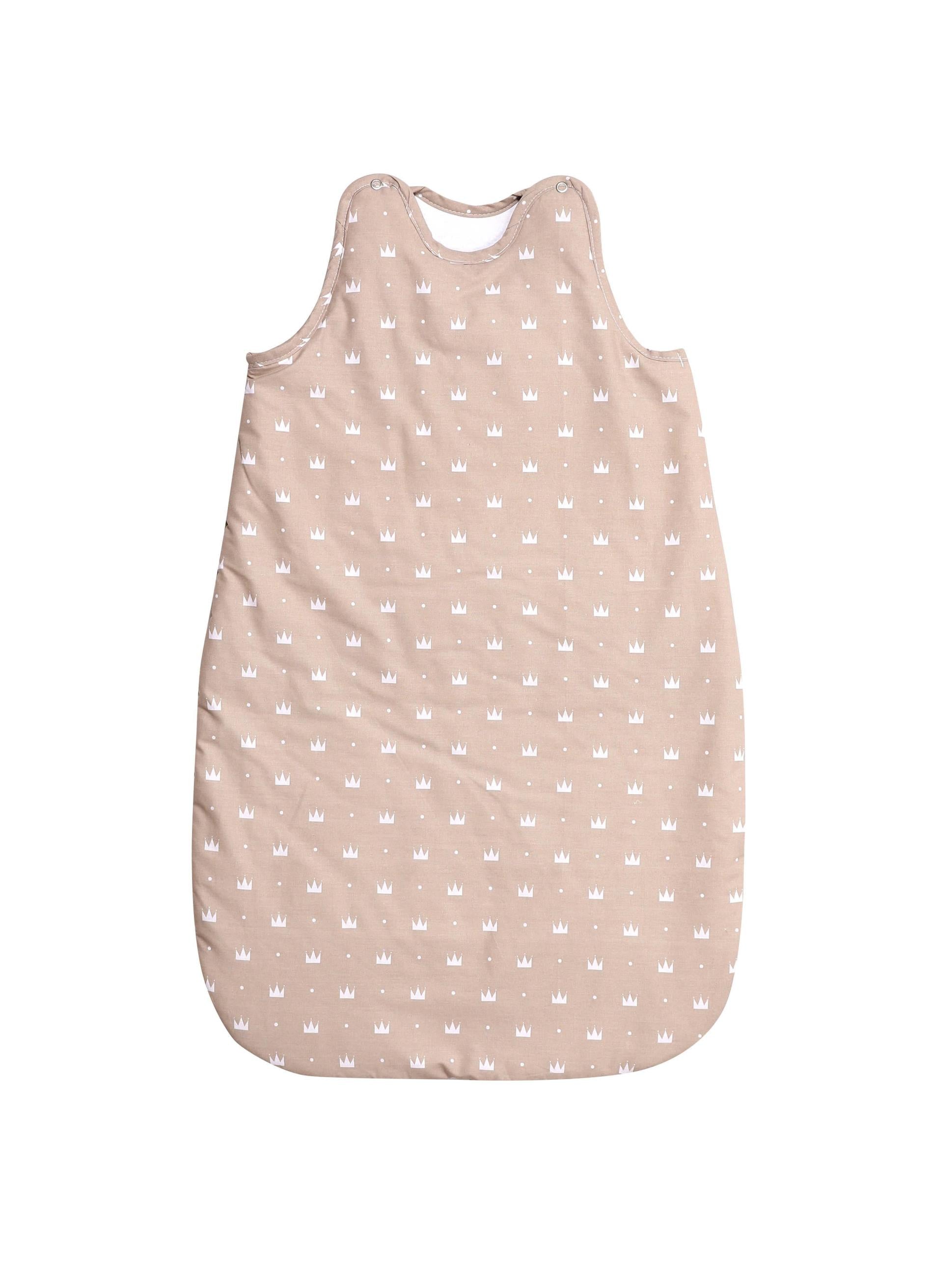 Sac Dormit Vară Lorelli Giraffe White, 85cm, Bumbac - Crowns Latte [ps:89d075e7-42a4-41a9-a77b-76468df09f8b]