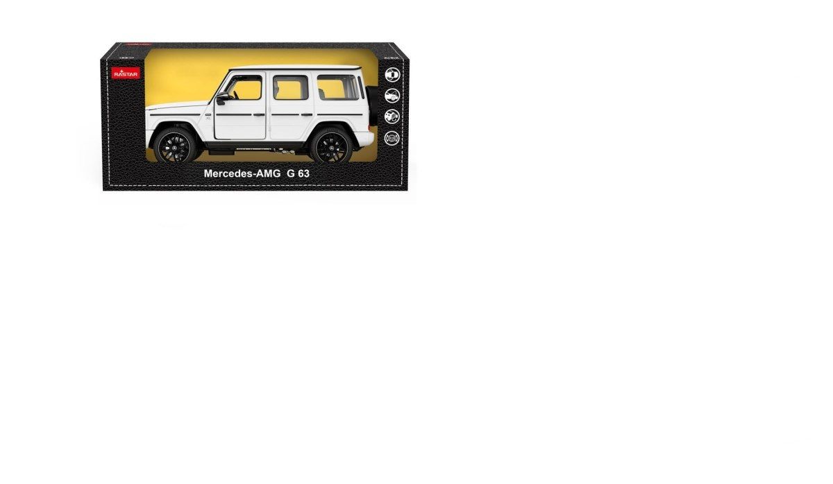 MASINUTA METALICA MERCEDES AMG G63 ALB SCARA 1 LA 24 Rastar - Default Title [ps:f61b2dcf-be30-43ba-ae03-ffe7e2e76352]