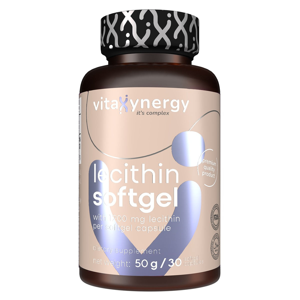 VITAXYNERGY Lecitina, supliment alimentar, 30 capsule moi, 1 buc [ps:c6992dc2-371a-4dee-b21f-3cad8db37c0c]