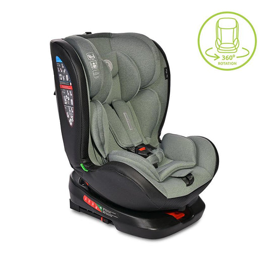 Scaun Auto Lorelli Nebula i-Size, Rotativ, 0-12 Ani, Black - Iceberg Green [ps:e6d2d476-02d1-42a8-9db4-63a2429a1b9c]