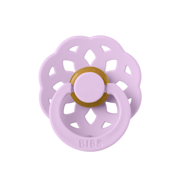 Suzeță BIBS Boheme Latex, Tetină Rotundă, 0 luni, White - Violet Sky [ps:d7f90d5a-5bf5-44f1-932f-f9ce8f777c35]