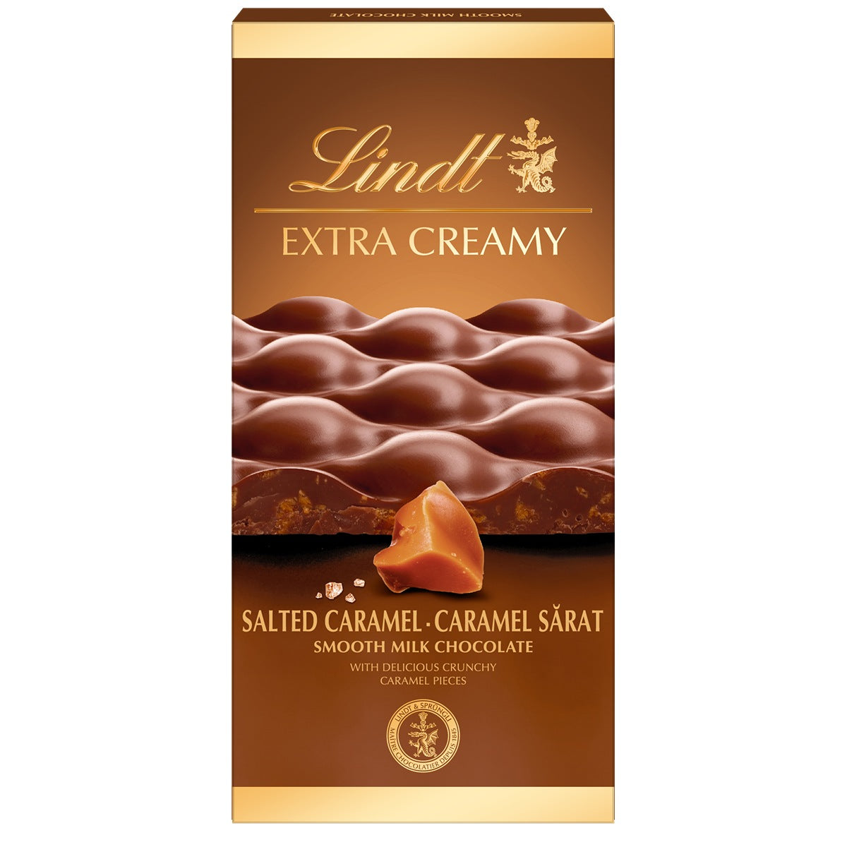 LINDT Extra Creamy, tableta de ciocolata, cu caramel si sare, 80 g [ps:d1fc3e15-d508-41f5-bb8b-e5f04809897e]