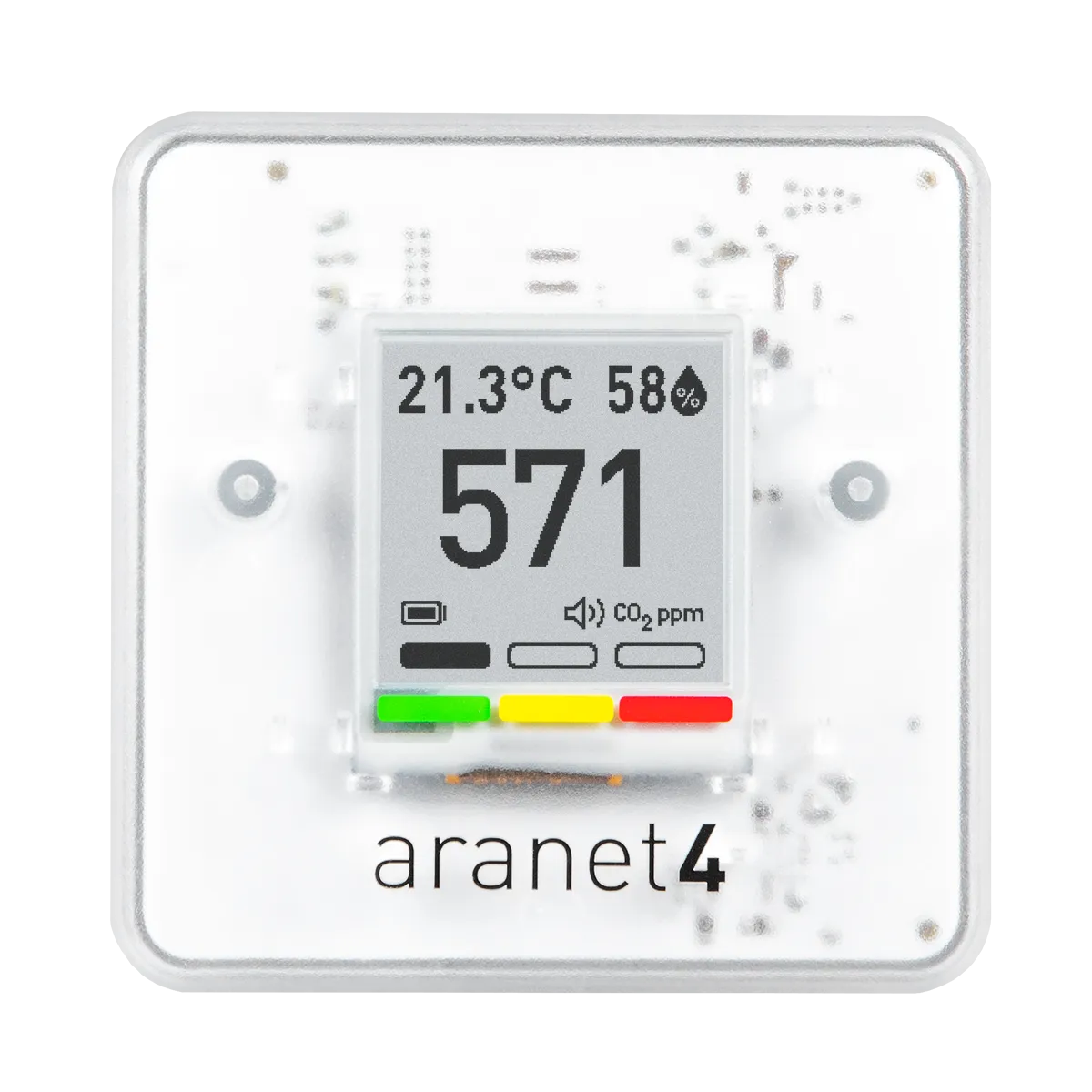 Monitor Aranet4 HOME, Wireless, Senzor CO₂ tip NDIR, - Default Title [ps:ca1947af-2e25-46aa-828f-8673b5da409c]