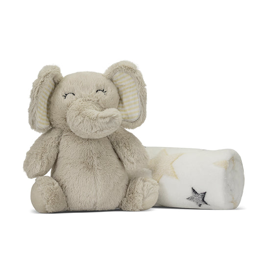 Păturică Moale cu Elefant Lorelli Nappy, Blue, 90x75 cm - Beige [ps:545bfc11-676c-4972-ac8d-c74d932bd3af]