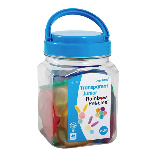 Clear Rainbow Pebbles Edx Education - Set 36 Pietricele - Default Title [ps:a7c6b6b3-5955-4f1c-bdf6-d1dc6ff4504a]
