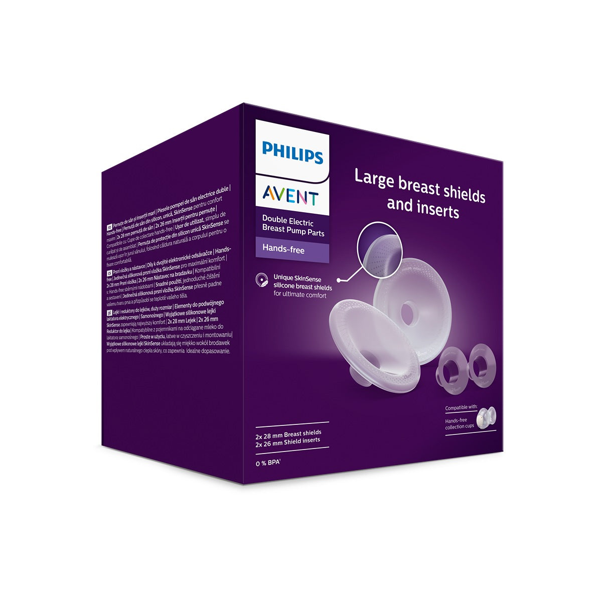 PHILIPS SCF552/11 Avent Hands-free, accesorii ingrijire bebe, protectii si insertii mari pentru sani, 4 buc [ps:5ce6daf7-33f5-4135-9978-21555dfff3f9]