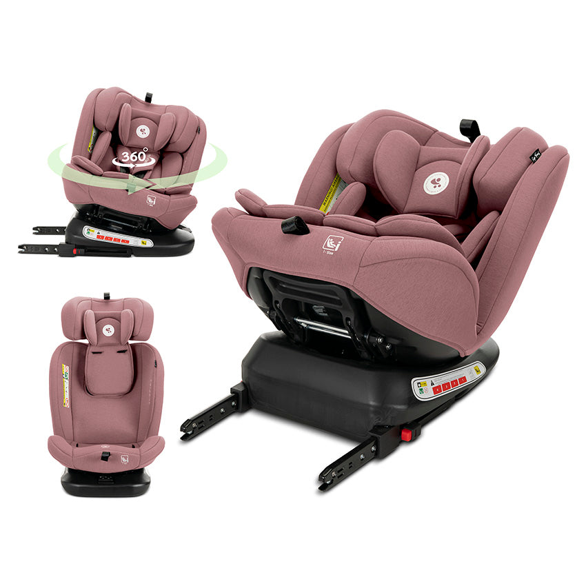 Scaun Auto Lorelli Capella i-Size, Rotativ 360°, 0-12 ani - Pink [ps:d333f208-7c82-41ba-8e87-dab0523ef7d7]