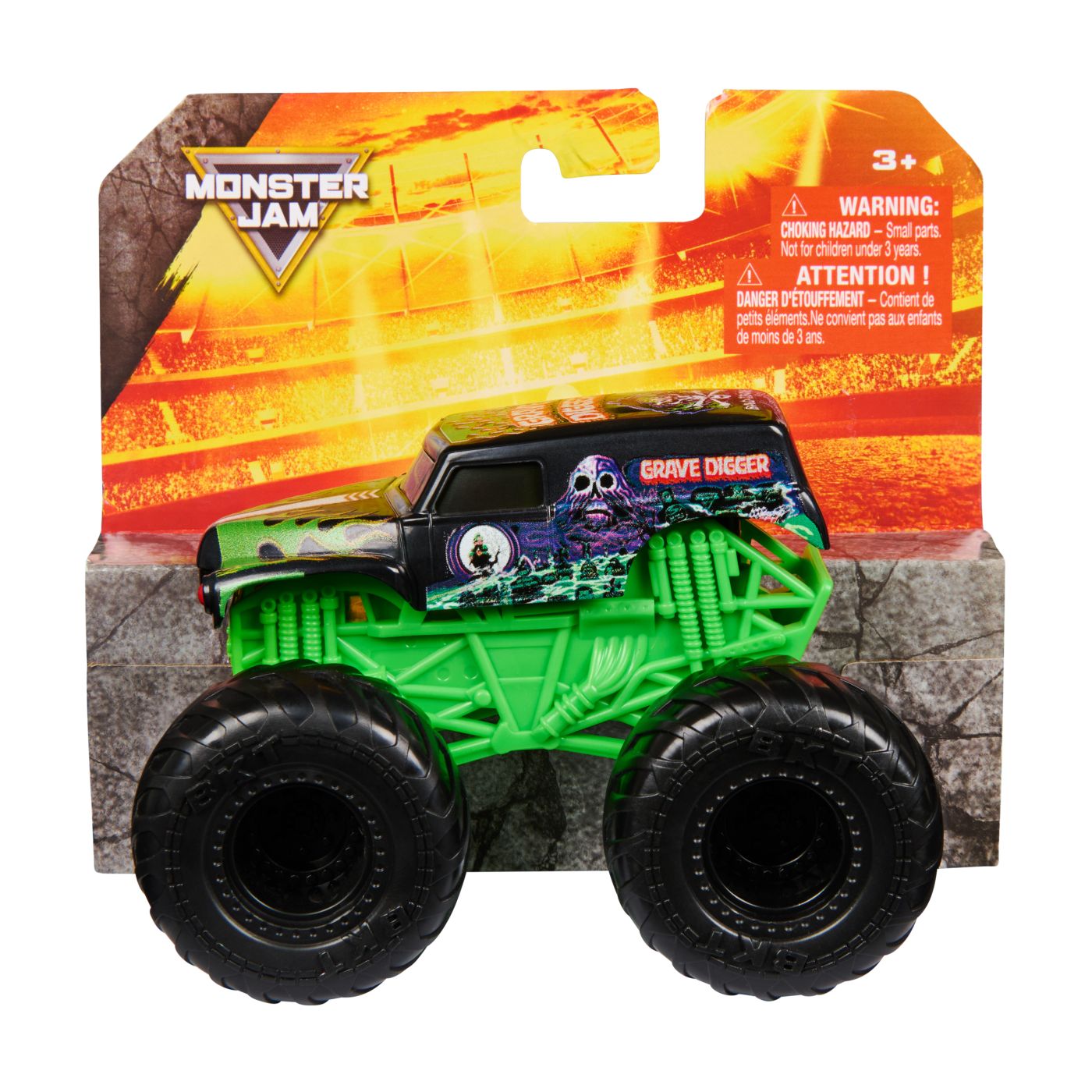 Mașinuță Metalică Monster Jam Grave Digger 1:43 - Spin - Default Title [ps:a63ef71b-b1a1-45fa-9d05-c91107fc7d9b]