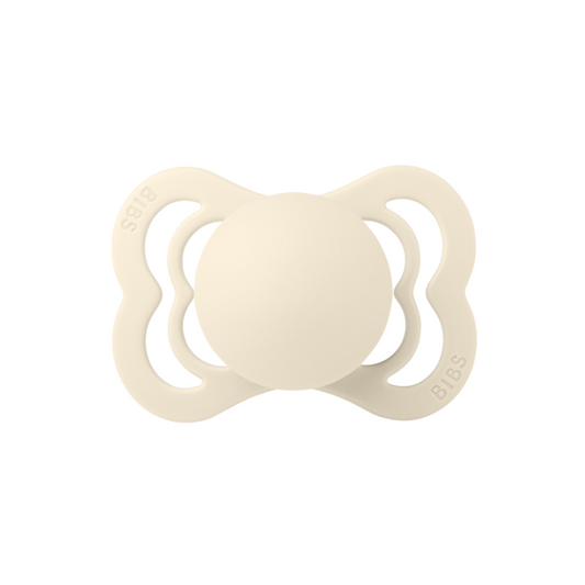 Suzeță BIBS Supreme Latex, Tetină Simetrică, 0 luni, Ivory - Ivory [ps:641f757a-5b54-414d-b681-517fdcff86c8]