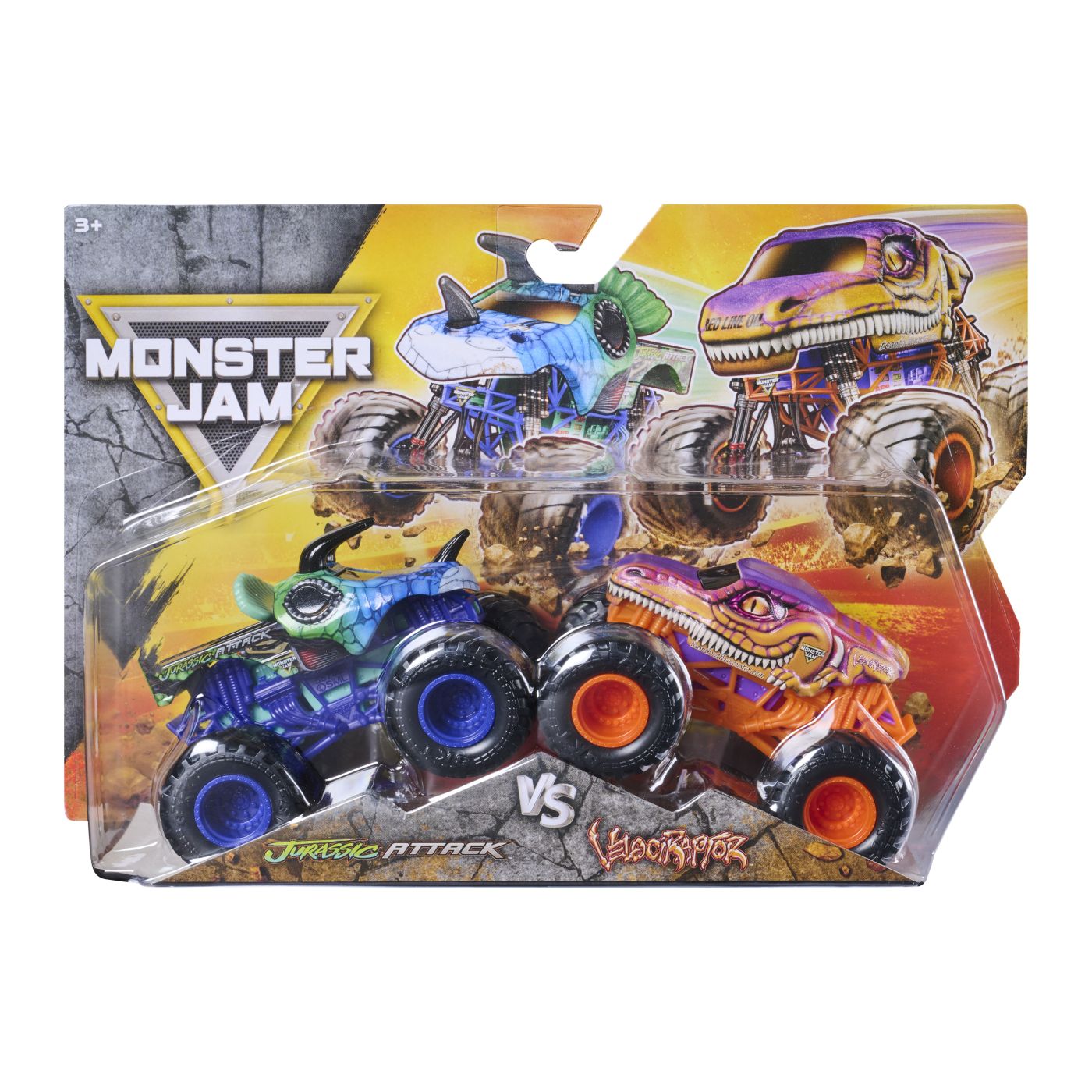 Set 2 Mașinuțe Monster Jam Jurassic Attack - Spin Master - Default Title [ps:7fbf2c98-1e7c-49ca-816a-9340710e5696]