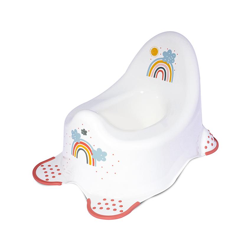 Olită Anatomică Antiderapantă Lorelli, Rainbow White - Rainbow White [ps:e42f0afc-39c7-41f7-b155-8fef5ce8e936]
