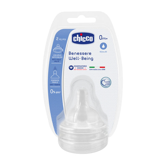 Tetina Chicco s., 2buc, flux normal, 0luni+ - Default Title [ps:3dc6b58d-178d-4da1-a1e5-5150cba82315]