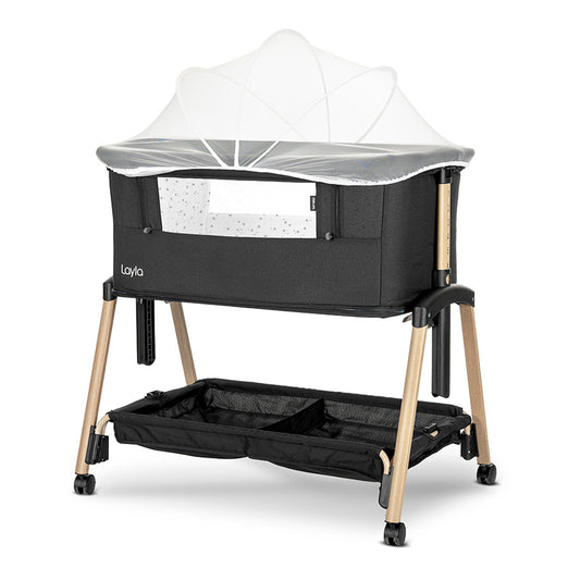 Pătuț Co-Sleeper Lorelli Layla 2 în 1, Black | infant.ro - Black [ps:3aaa16a0-6823-45db-ad32-50a1e5752ca9]