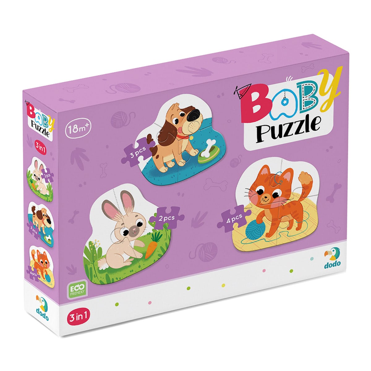 Puzzle Bebeluși Animale de Companie Dodo Toys | 18 luni+ - Default Title [ps:f09d9d58-ca57-4426-8a63-714b49efa336]