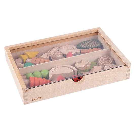 Woodland Traseul din Pădure Tickit - Set 36 Piese Lemn - Set 36 buc [ps:8e0d3b2a-1fce-4fc7-a156-8bd043f72742]
