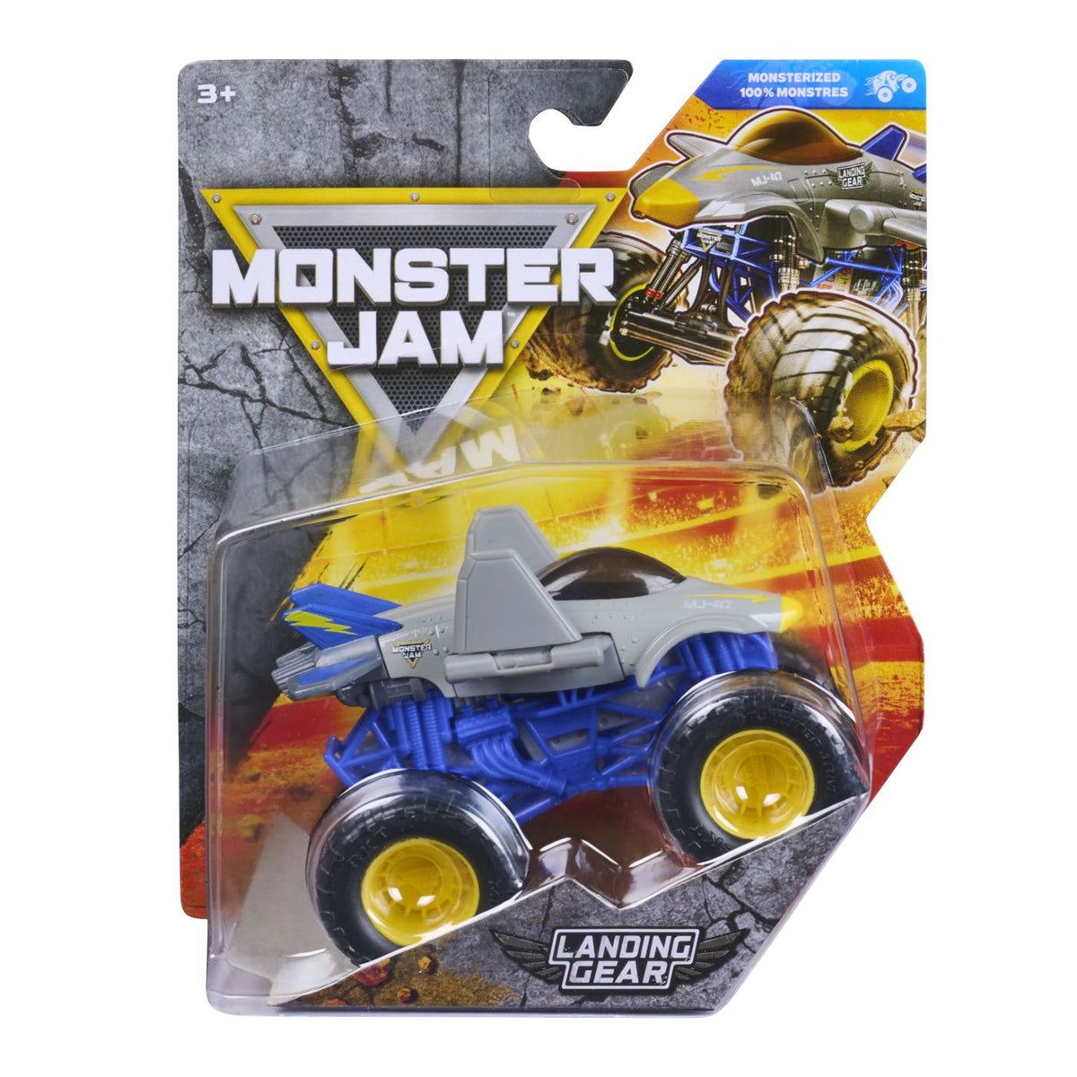 Mașinuță Metalică Monster Jam Landing Gear 1:64 - Spin - Default Title [ps:2457b5cb-b2c7-4846-a6a6-a08c282681b4]