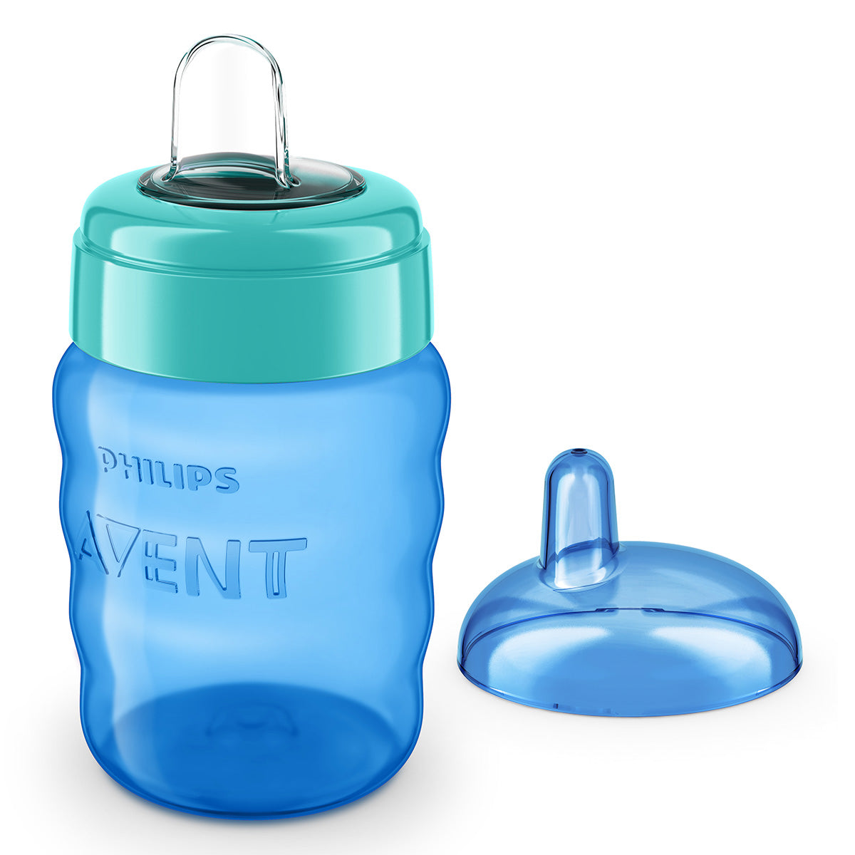 PHILIPS SCF553/05 Avent, cana, cu tetina de formare, 9 luni+, albastru, 260 ml [ps:0ac934eb-573a-473f-bfa1-44bb3a66ae07]