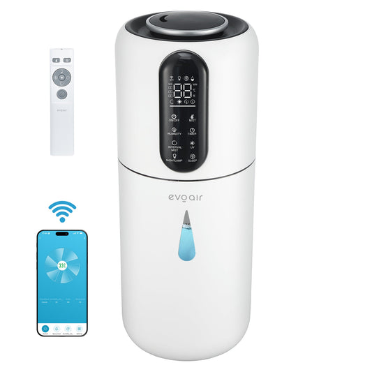 Umidificator Evoair STEAMIX3800 Smart, Wifi, Rezervor 3.8L, Capacitate - Default Title [ps:a64be9e5-d390-440e-b43f-6238bbb03fa5]