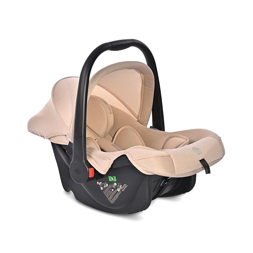 Scoică Auto Lorelli Joy, 0-15 luni, Gri Jasper - Beige [ps:037c1fc1-89e2-434a-877e-c841580c53cc]