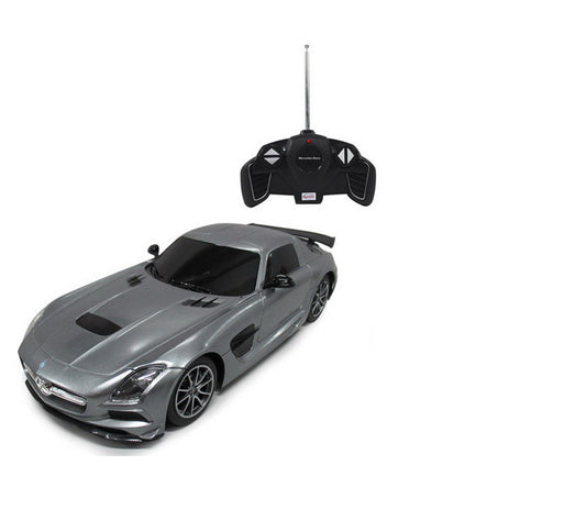 MASINA CU TELECOMANDA MERCEDES-BENZ SLS AMG ARGINTIU CU SCARA 1 LA 18 [ps:2d7609dd-9036-4887-bef1-11cfa67c723b]