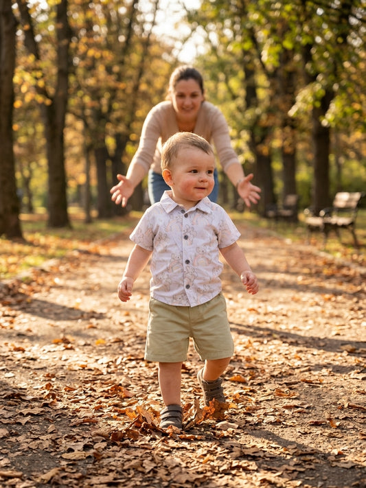 Set Cămașă Koala și Pantaloni Kaki 9-12 Luni - INFANT - 12-18 Luni [ps:4fd7b81a-958e-44b2-8fa2-06c5717ea9ae]