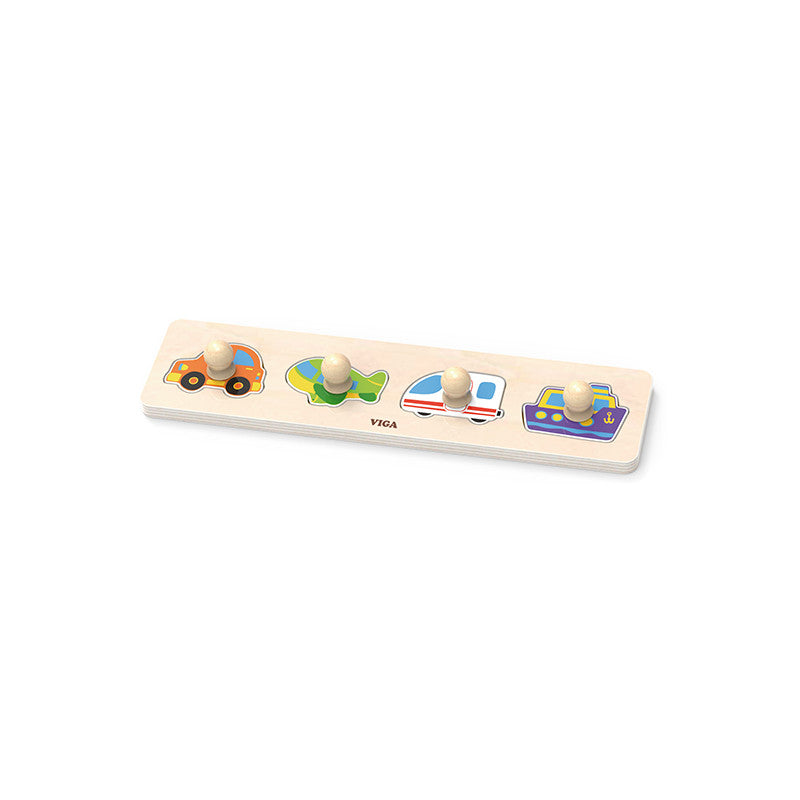 Puzzle Montessori cu maner, Transport, Viga [ps:f5ccbaaa-15a0-4a34-aa04-8f938d7d328a]