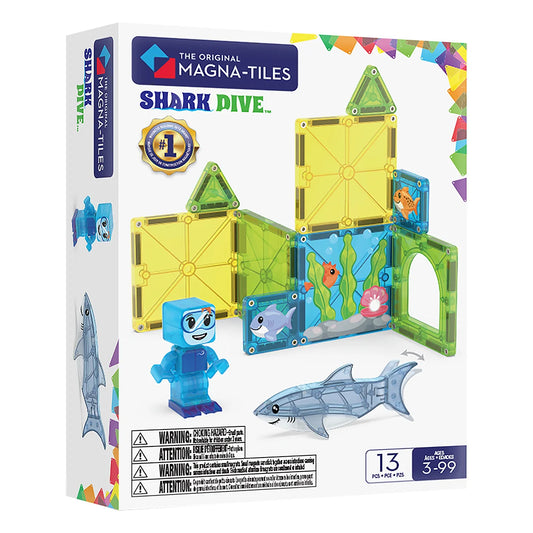 MAGNA-TILES Shark Dive - Set Magnetic de Construcții - Default Title [ps:12342927-0a5a-4705-98e4-7bba3e7fbbc1]