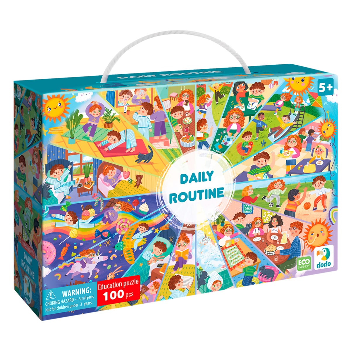 Puzzle Rutina Zilnică 100 piese Dodo Toys - Educativ - Default Title [ps:63a453d6-7f2a-4d4d-a112-9af4c8e64ccf]